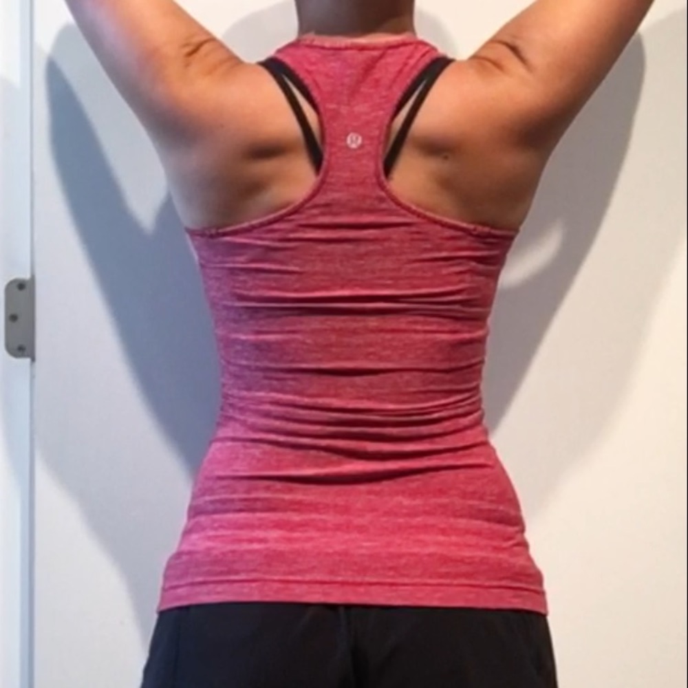 lululemon cool racerback - red